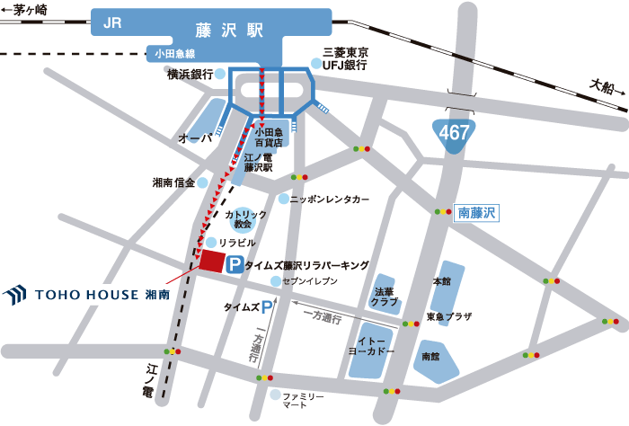 JR＆江ノ電からのアクセス
