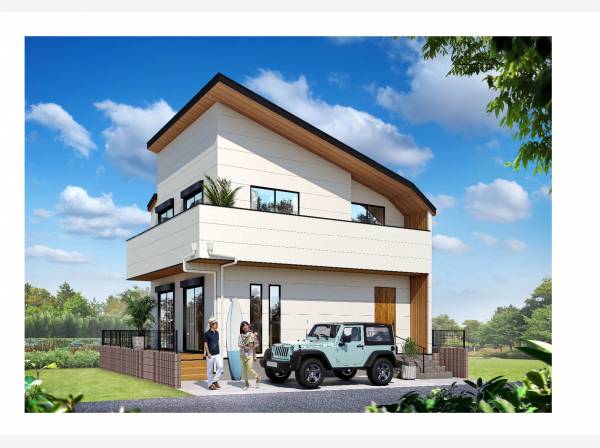 建物の完成パースです