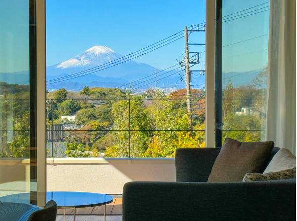 お天気の日には富士山も綺麗に見えます