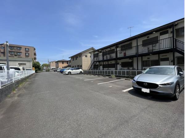 現在は駐車場でございます。
