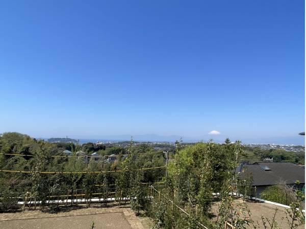 パノラマ景色を楽しむ【海・富士山・江ノ島】を一望する土地