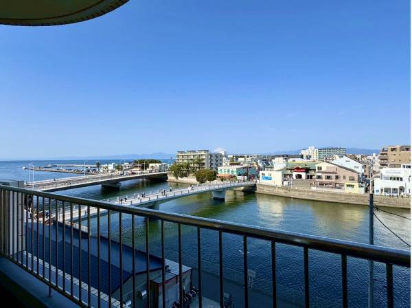 綺麗に海と富士山を望める眺望！