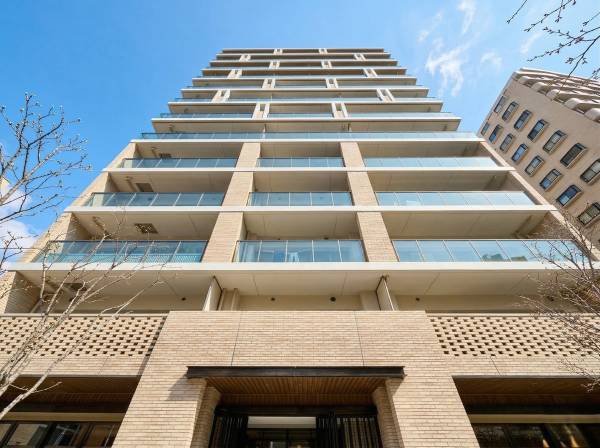 マンションの外観です。2023年3月築年数なので新しいです。