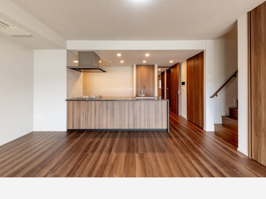 料理をしたくなる対面式キッチン