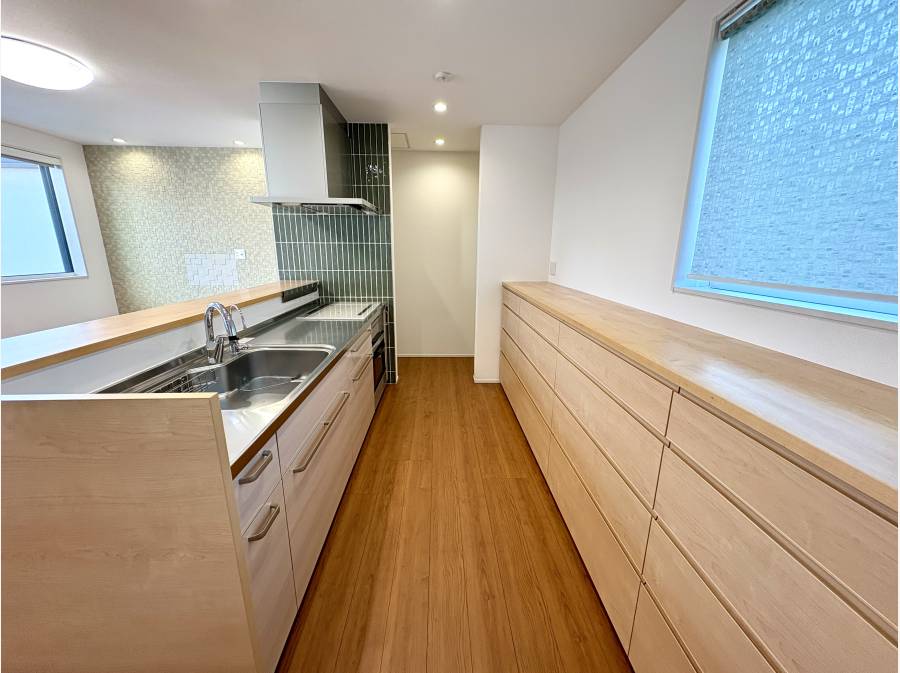 キッチンスペースもゆったりしています