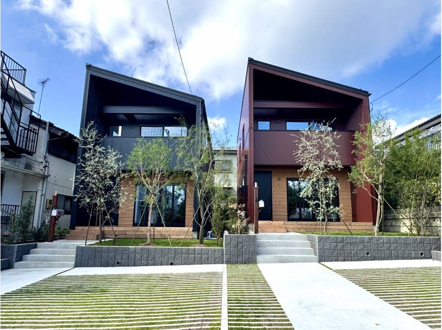 全2棟にて販売
写真左号棟です