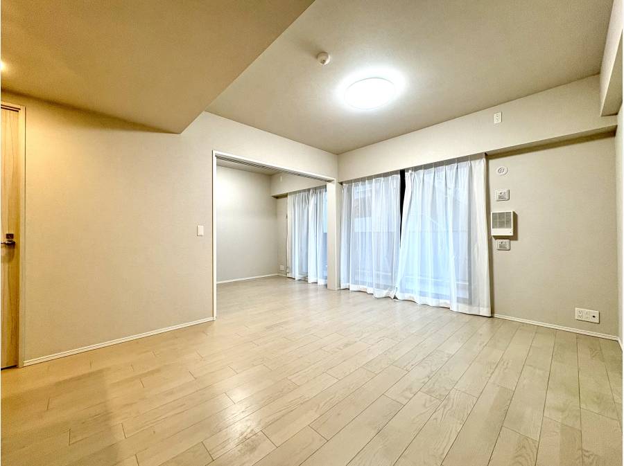 床暖房完備のリビング