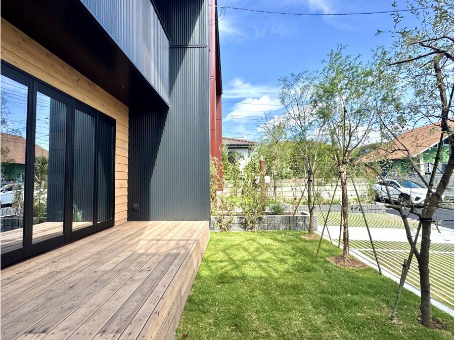 デッキテラスは必要に応じて延長も可能
別途有償工事